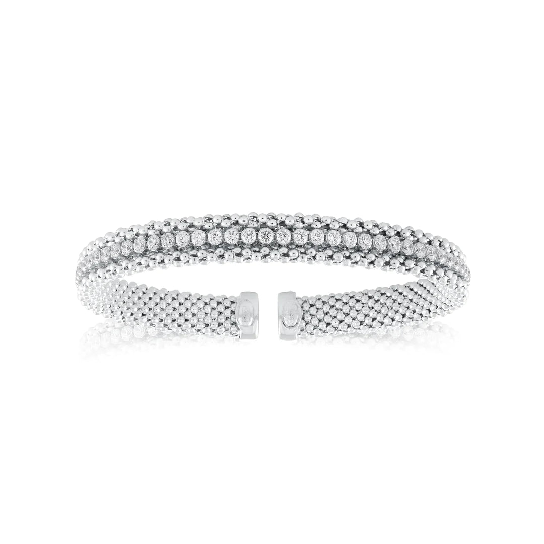 Mosomi Bangle Miss Mimi Mesh Bangle | Sterling Silver-Gold Vermeil | ORLY Jewellers