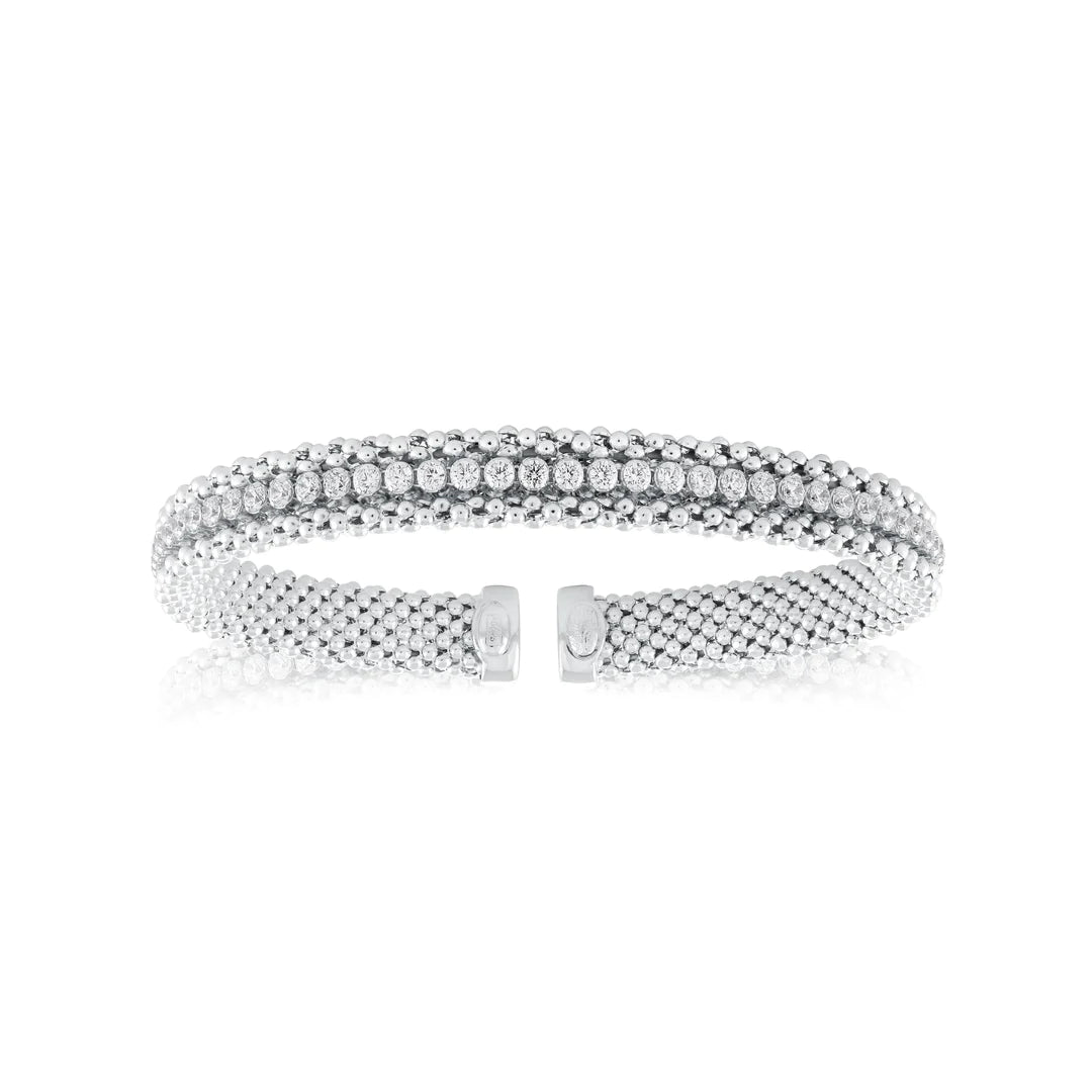 Miss Mimi Mesh Bangle | Sterling Silver-Gold Vermeil | ORLY Jewellers
