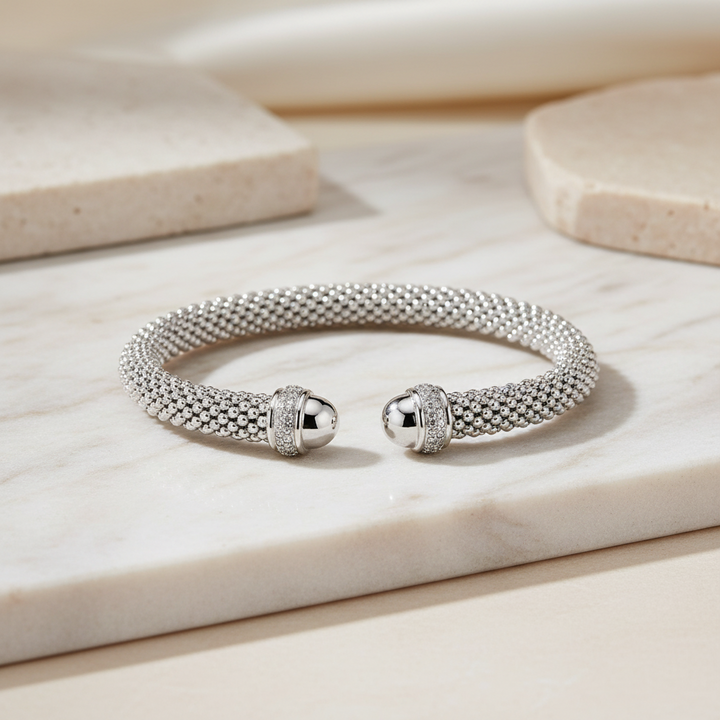 Miss Mimi Timeless Bead Mesh Bangle