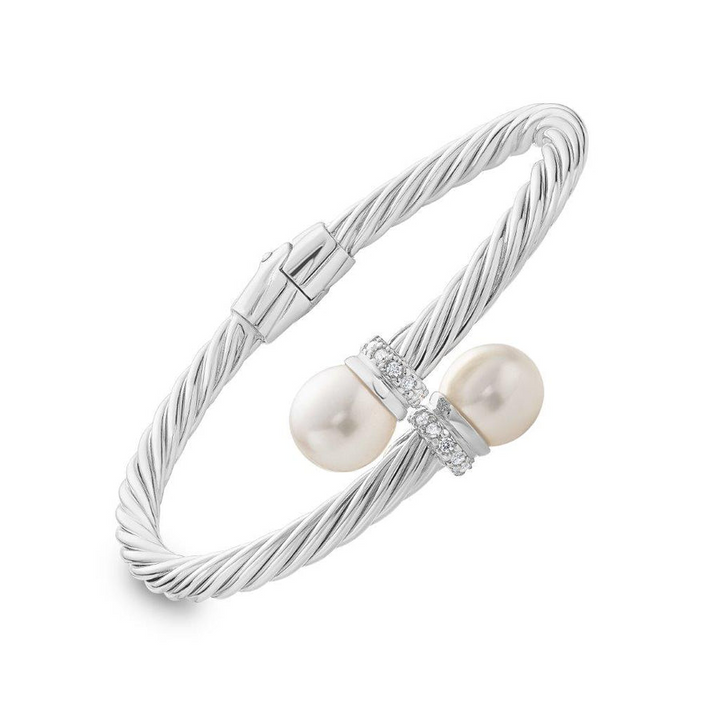 Miss Mimi Freshwater Pearl Crossover Bangle