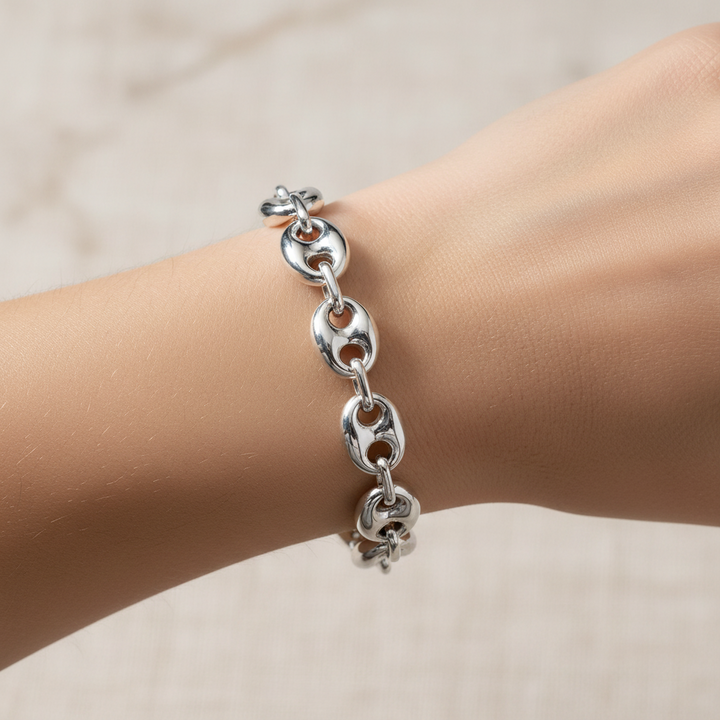 Miss Mimi Flat Coffee Bean Bracelet