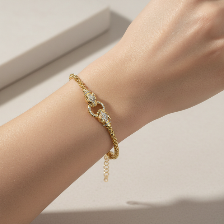 Miss Mimi Double Lionesse Mesh Bracelet