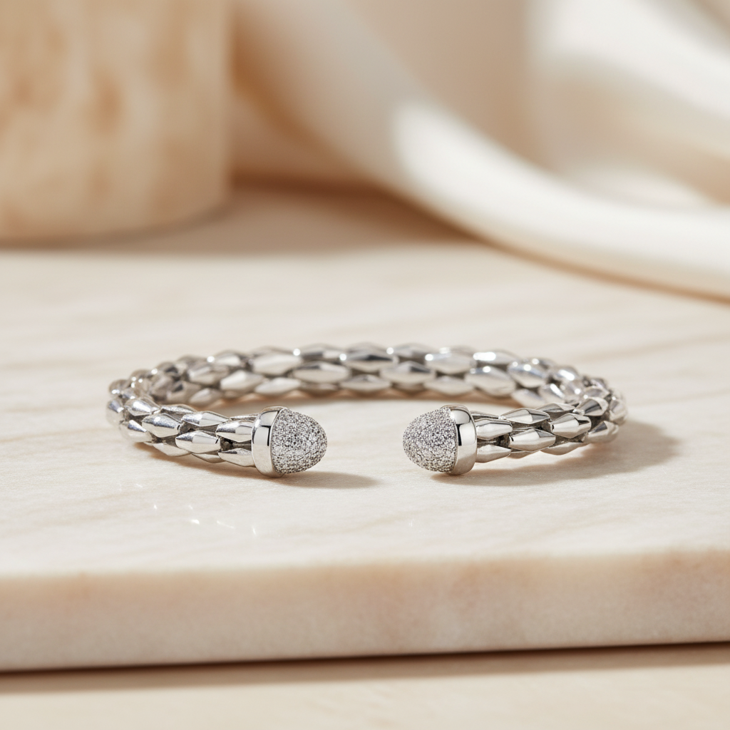 Miss Mimi Slip-On Flex Round Bangle