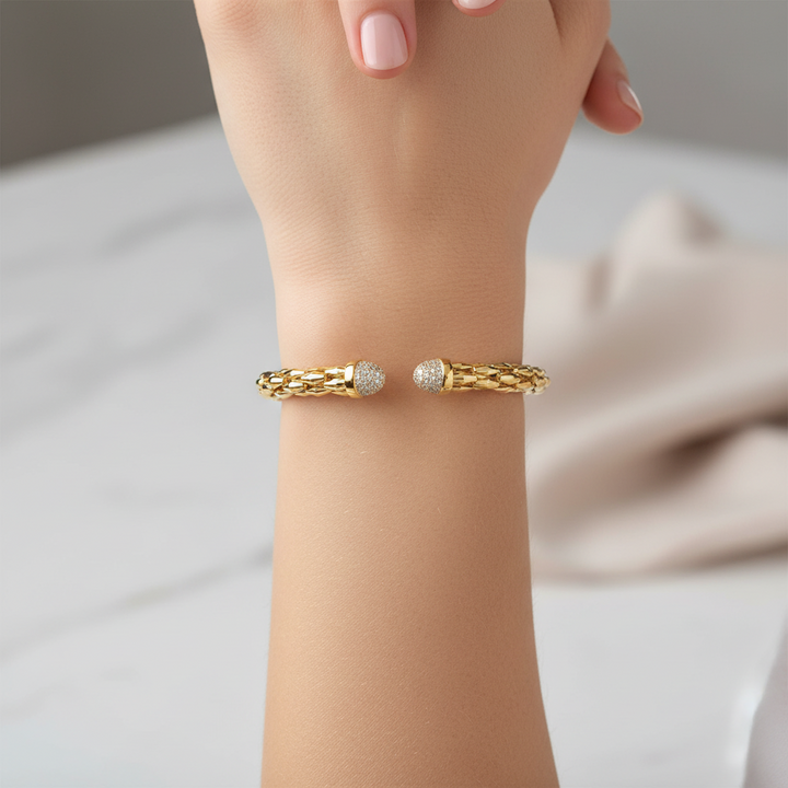 Miss Mimi Slip-On Flex Round Bangle