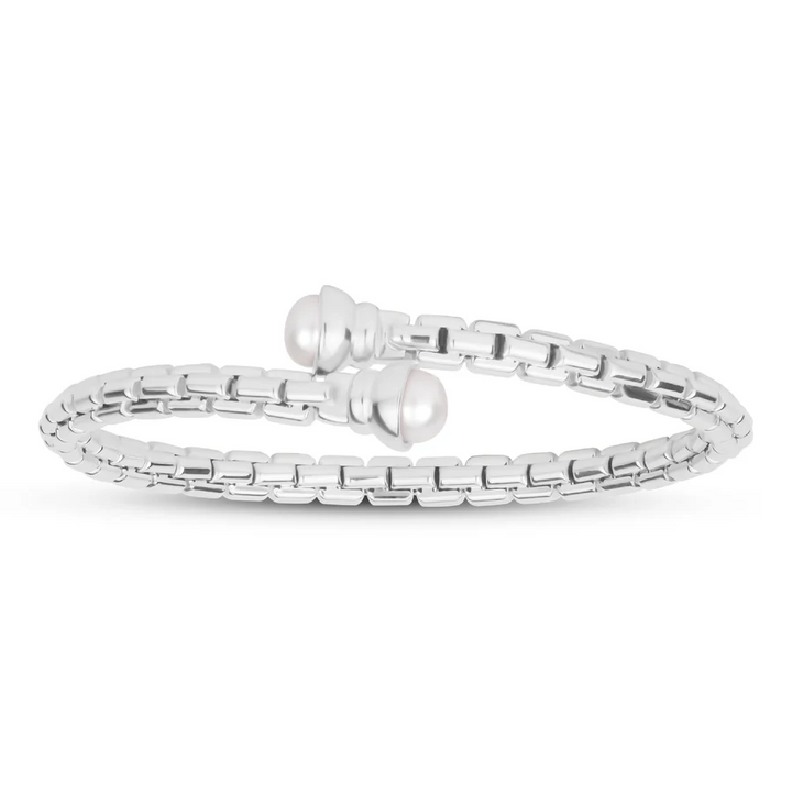 Miss Mimi Slip-On Flex 1 Wrap Pearl Bangle