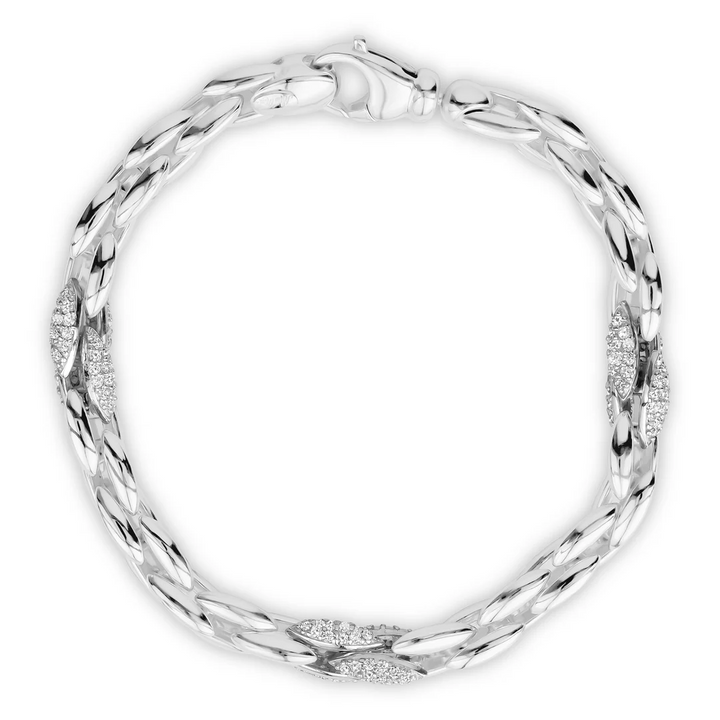 Miss Mimi Fancy Oval Link Bracelet