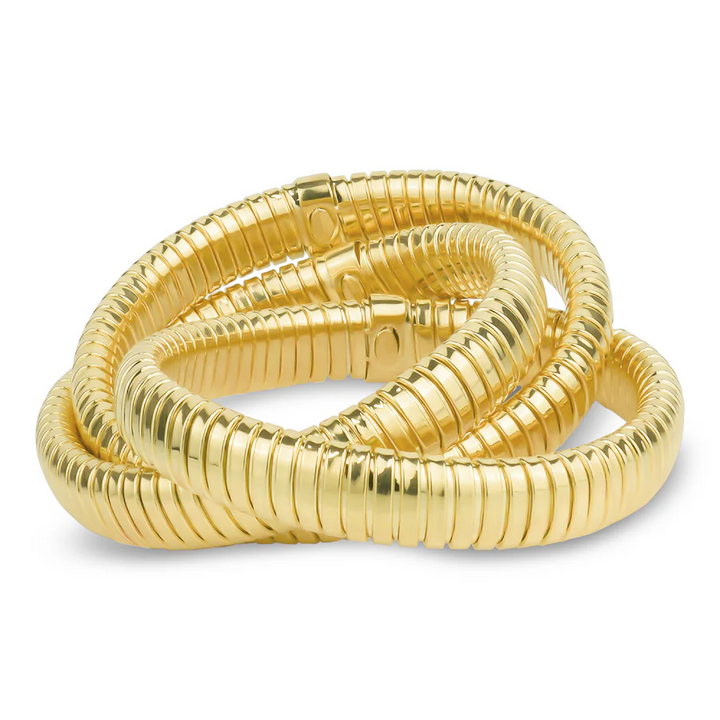 Miss Mimi Stretch Silk 3 Wrap Bracelet
