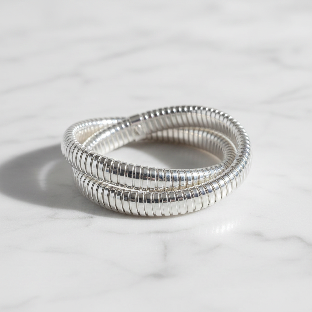 Miss Mimi Stretch Silk 2 Wrap Bracelet
