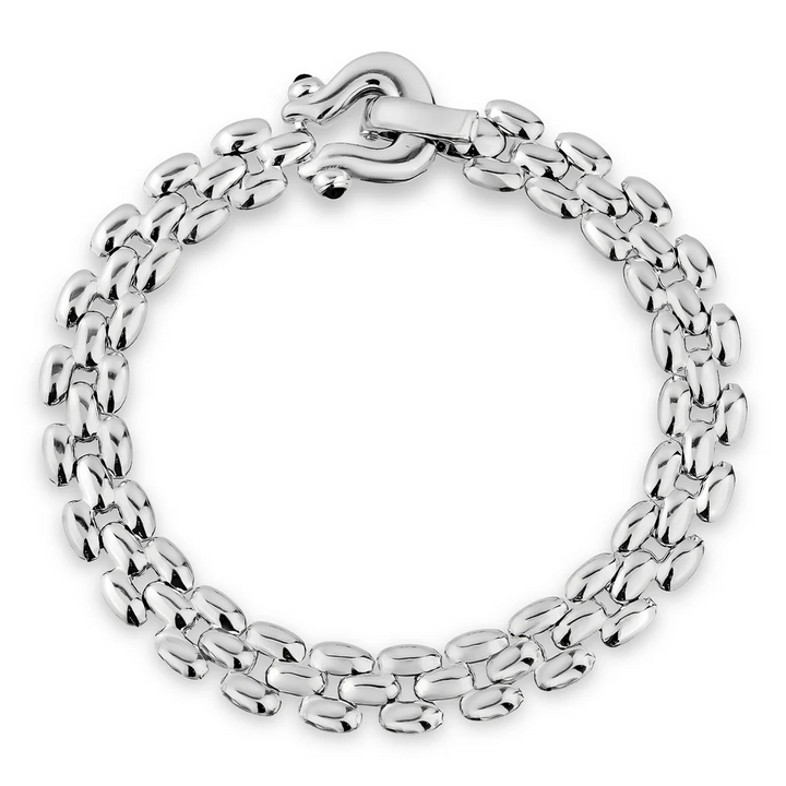 Miss Mimi Rounded Equestrian Square Link Bracelet