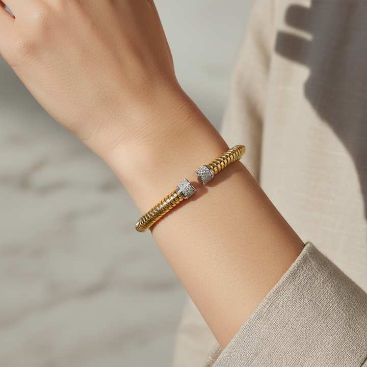 Miss Mimi Grooved Bangle