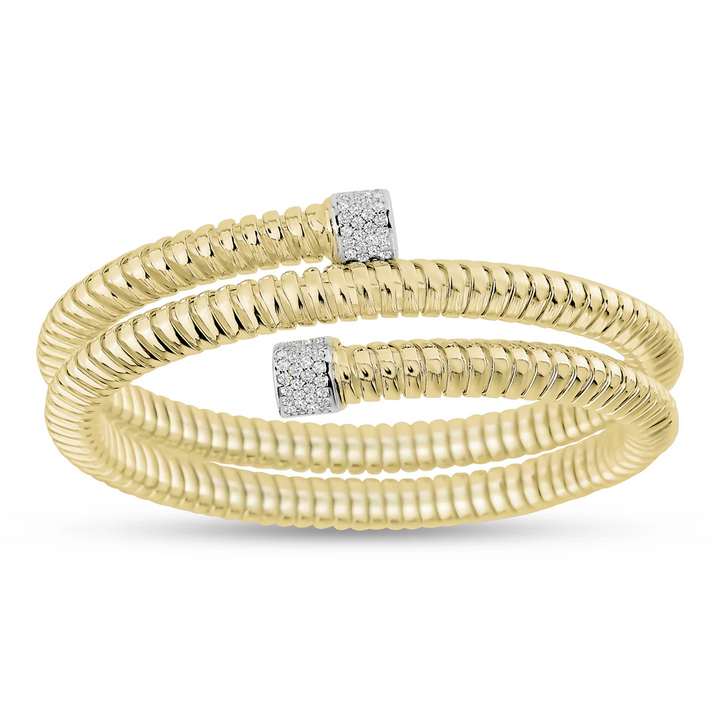 Miss Mimi 3 Wrap Grooved Bangle