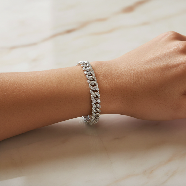 Miss Mimi Fancy Cuban Link Bracelet