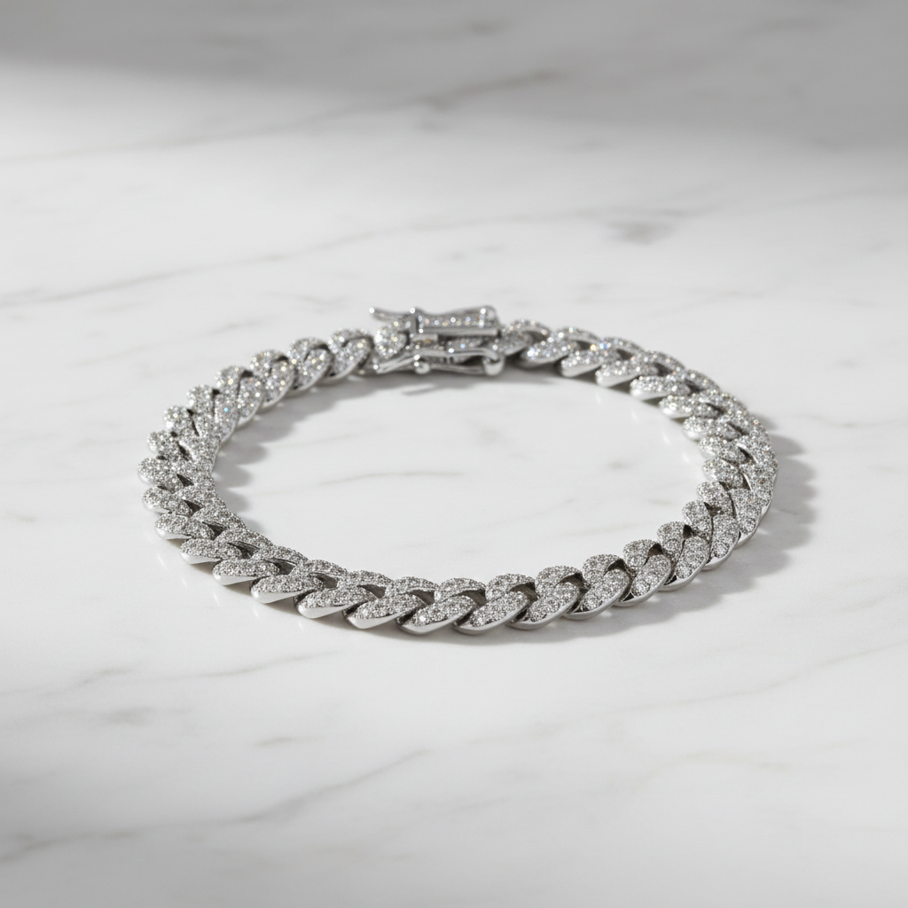 Miss Mimi Fancy Cuban Link Bracelet