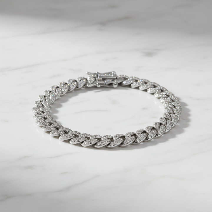 Miss Mimi Fancy Cuban Link Bracelet