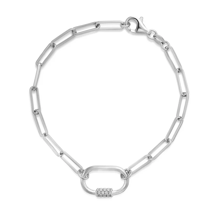 Miss Mimi Paperclip Choker Bolt Bracelet