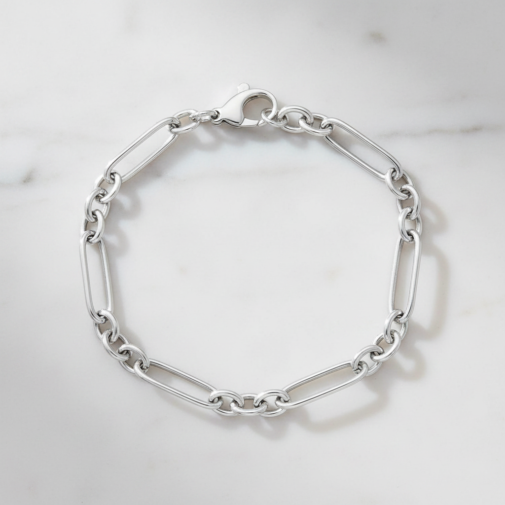 Miss Mimi Small Tube Paperclip Bracelet