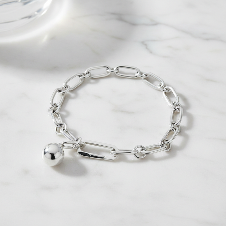 Miss Mimi Tube Paperclip Ball Bracelet