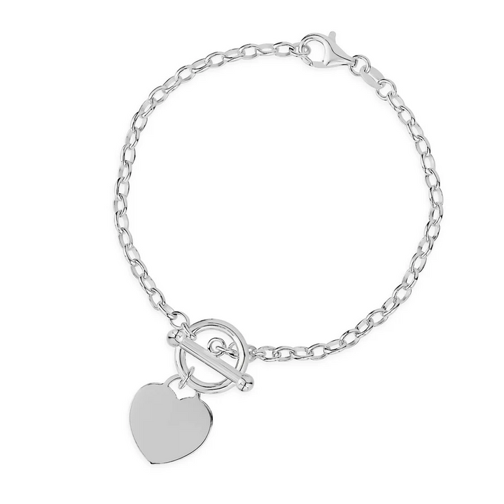 Miss Mimi Heart Toggle Bracelet