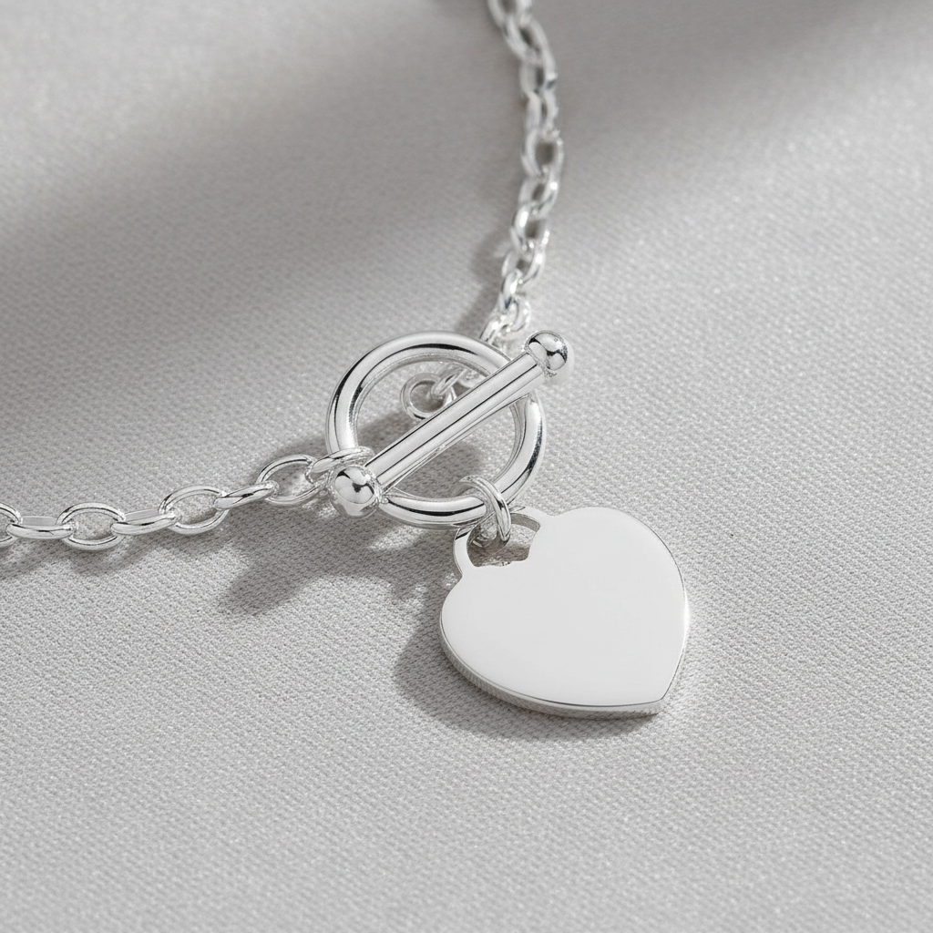 Miss Mimi Heart Toggle Bracelet