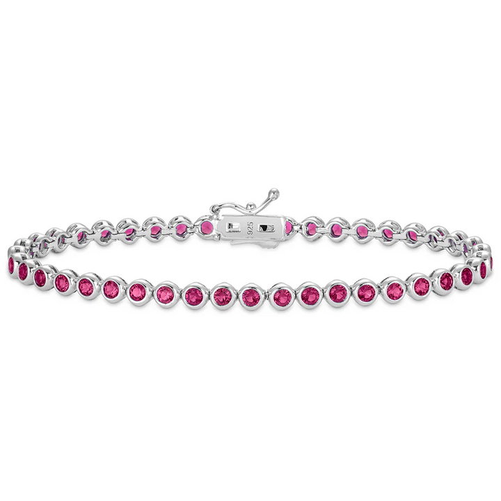 Miss Mimi 2.5mm Green Bezel Bracelet