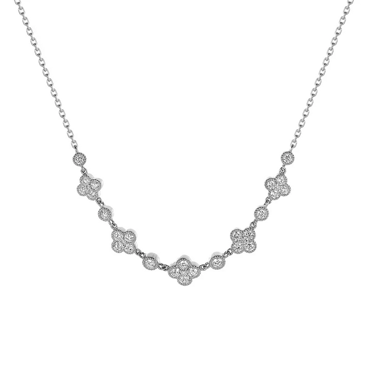Clover Miligrain Empress Necklace