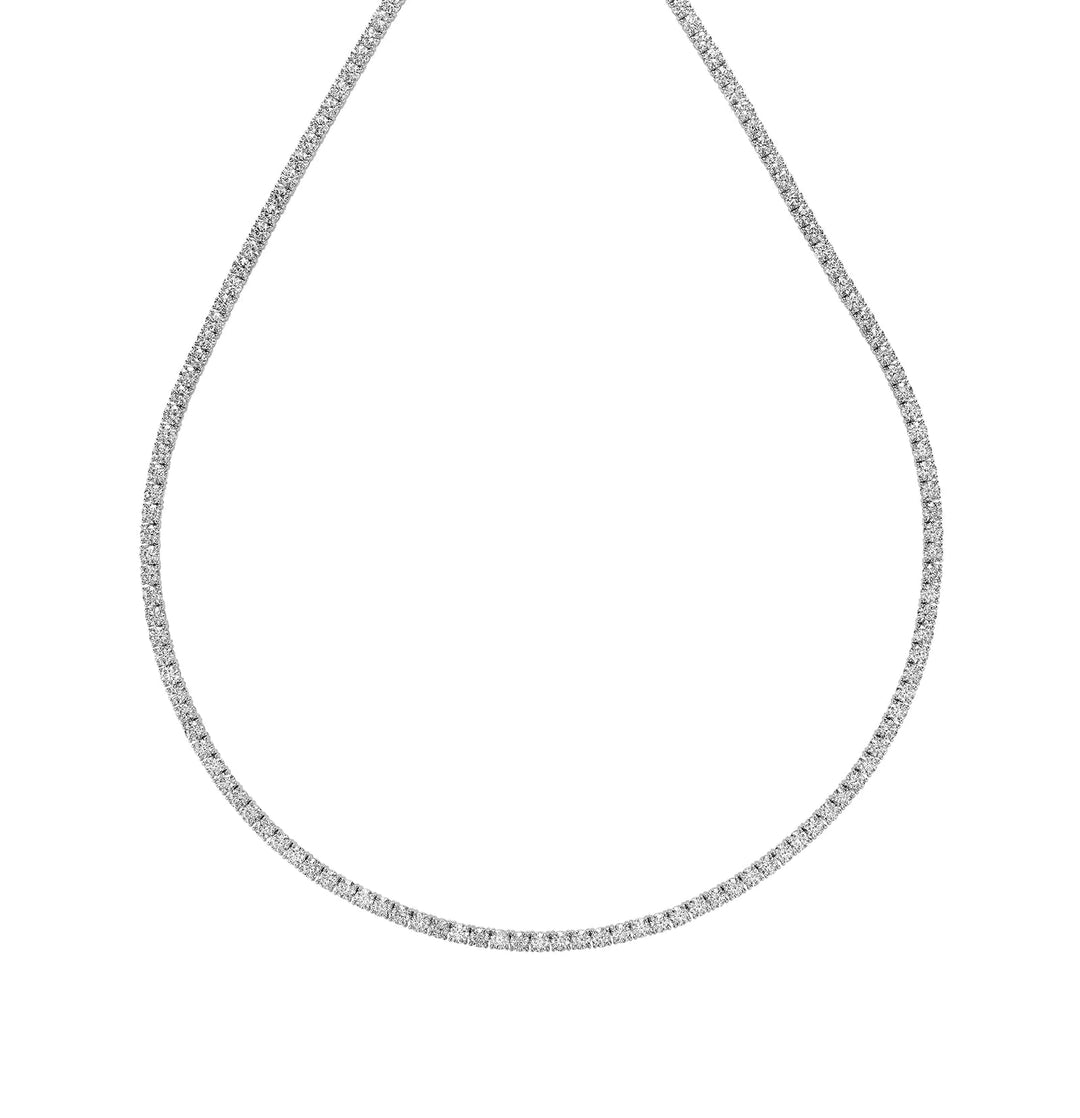 Lab Grown Tennis Necklace