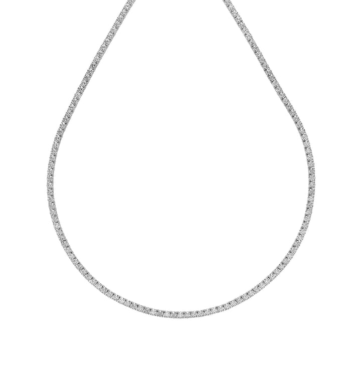 Lab Grown Tennis Necklace