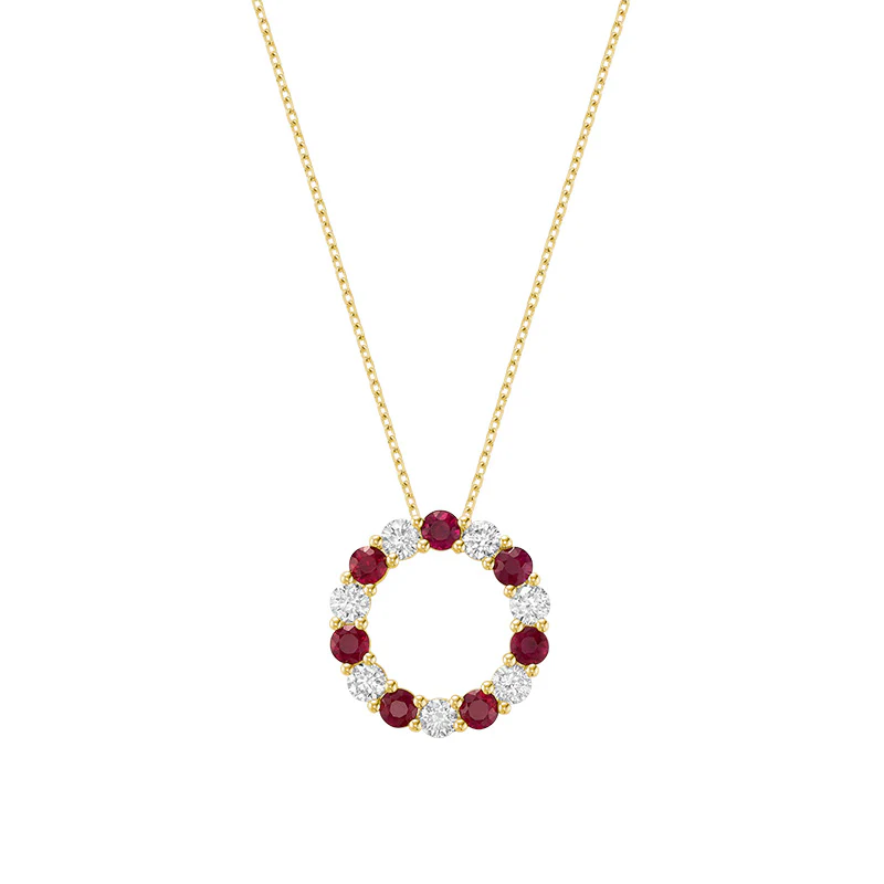 Circle Pendant Diamond