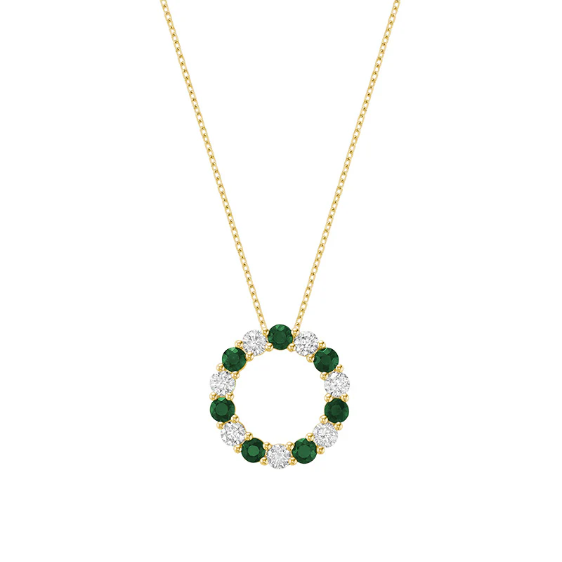 Circle Pendant Diamond