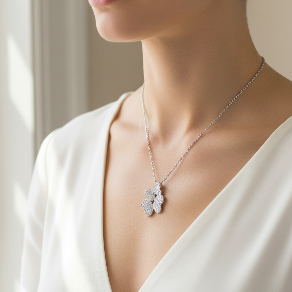 Miss Mimi Double Butterfly Necklace