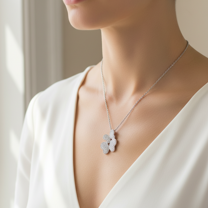 Miss Mimi Double Butterfly Necklace