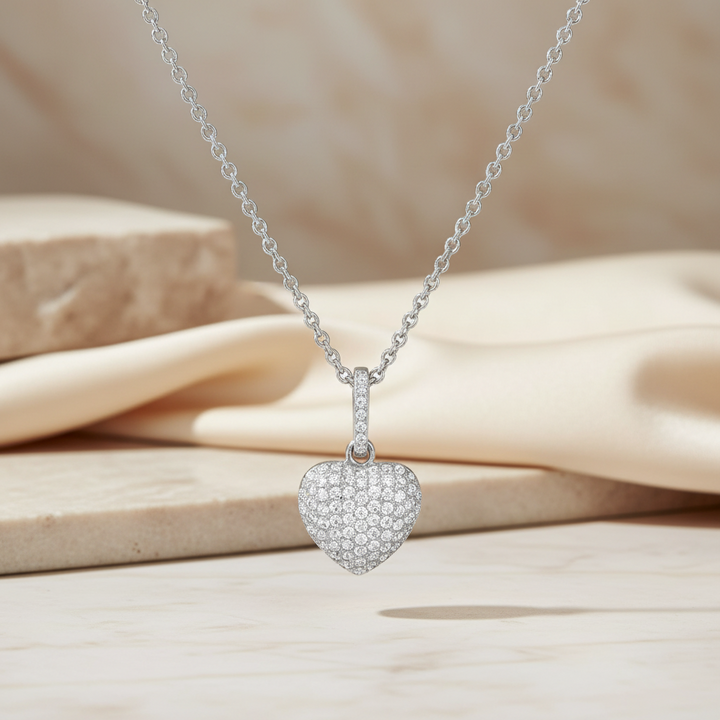 Miss Mimi Medium Bombee Heart Necklace