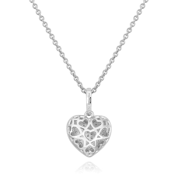 Miss Mimi Medium Bombee Heart Necklace | ORLY Jewellers | Sterling Silver
