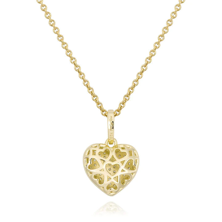 Miss Mimi Large Bombee Heart Necklace | ORLY Jewellers | Sterling Silver