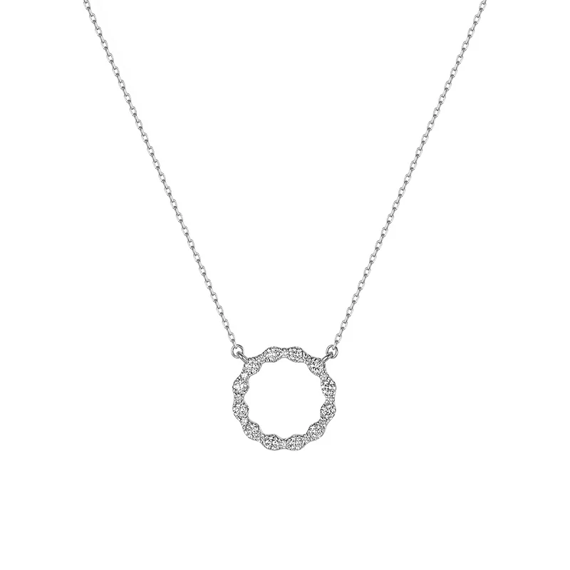Elegant Circle Of Life Diamond Pendant