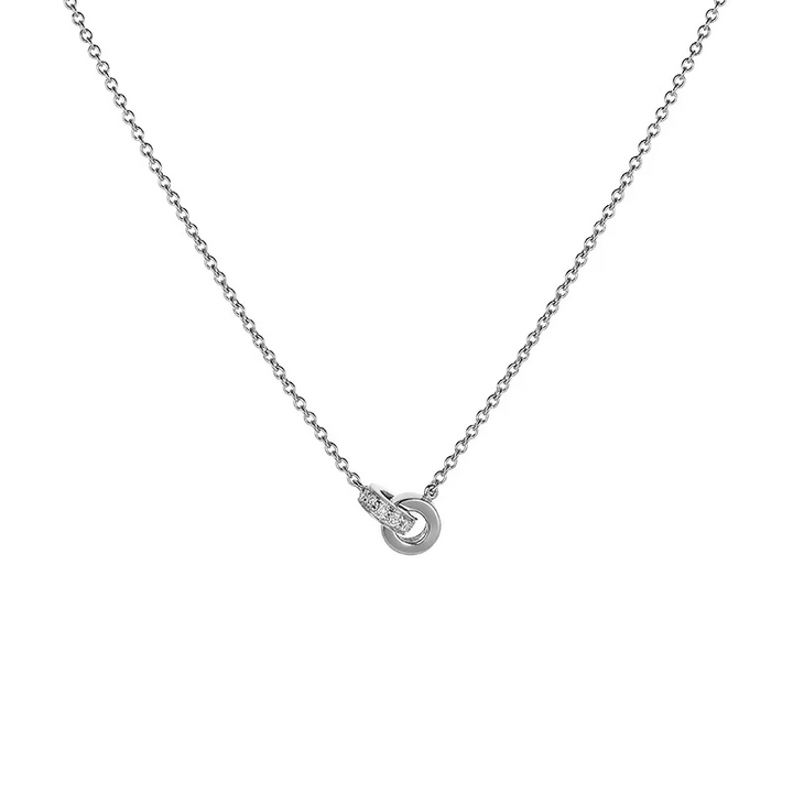 Love Knots Interlocking Diamond Necklace