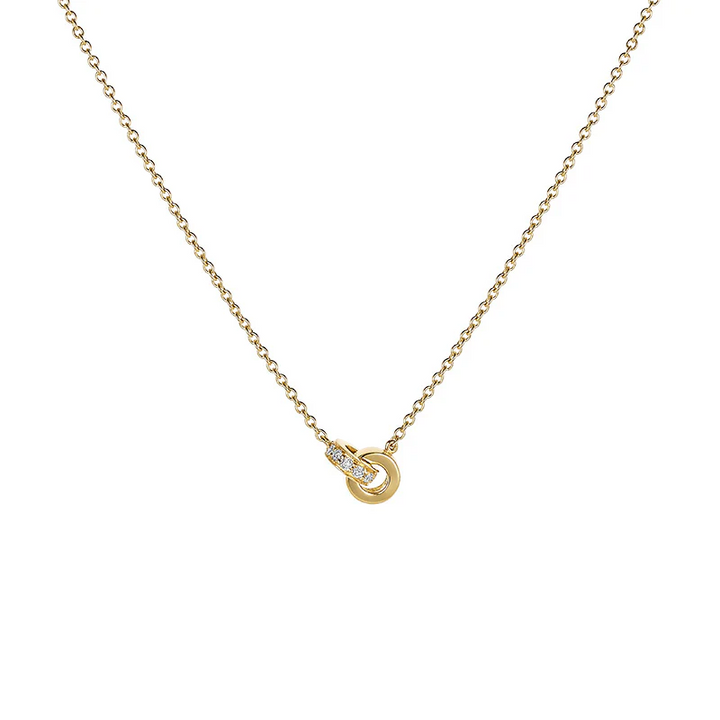 Love Knots Interlocking Diamond Necklace