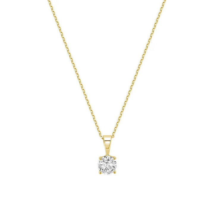 Lab Grown Solitaire Pendant