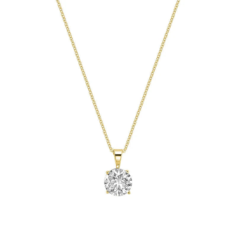 Lab Grown Solitaire Pendant