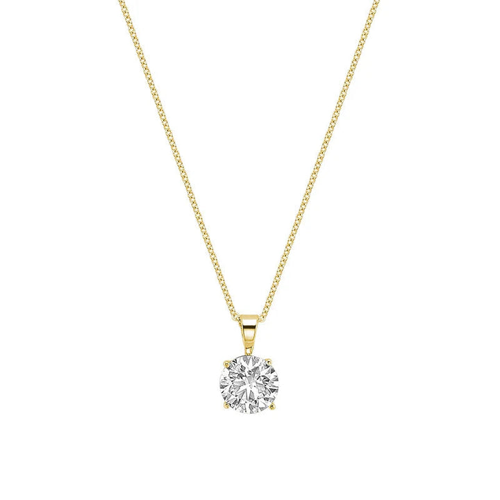 Lab Grown Solitaire Pendant