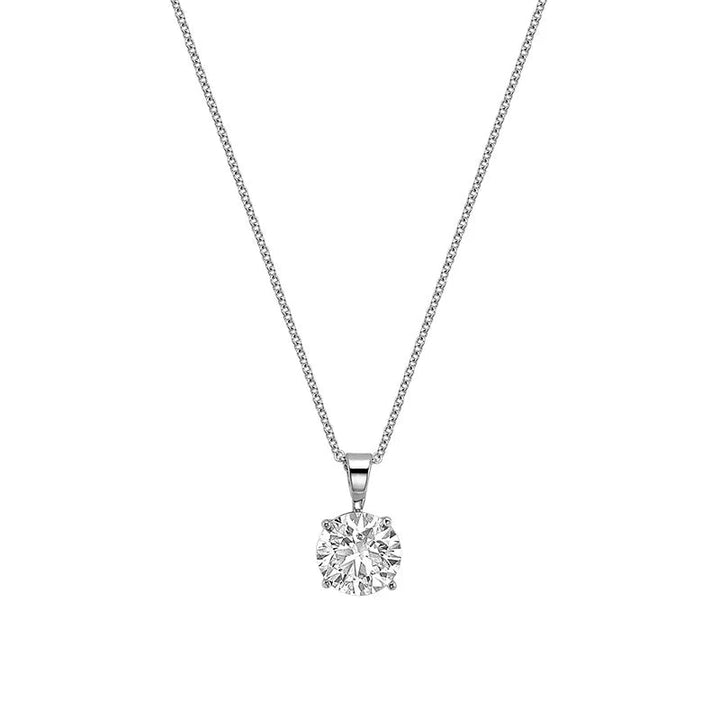 Lab Grown Solitaire Pendant