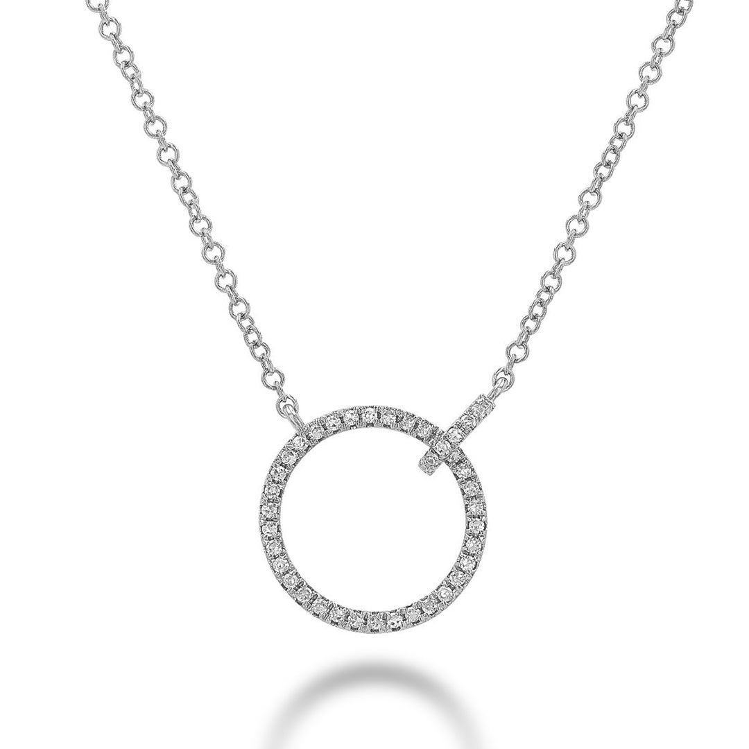 Circle of Life Diamond Necklace - Main Image