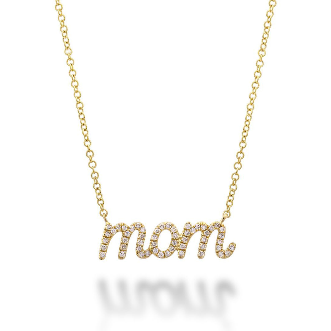 MOM Diamond Necklace