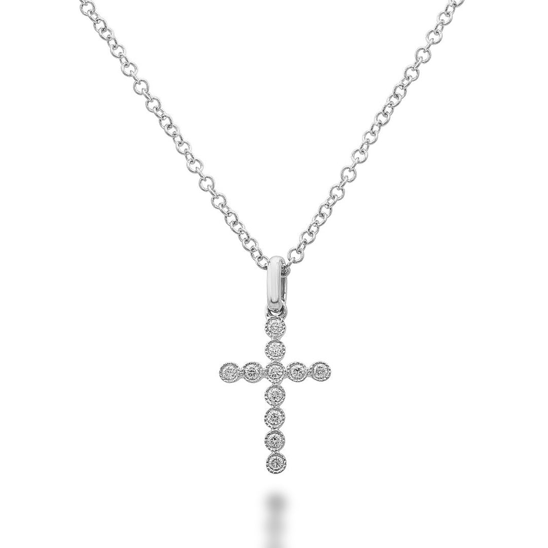 Diamant Croix Collier