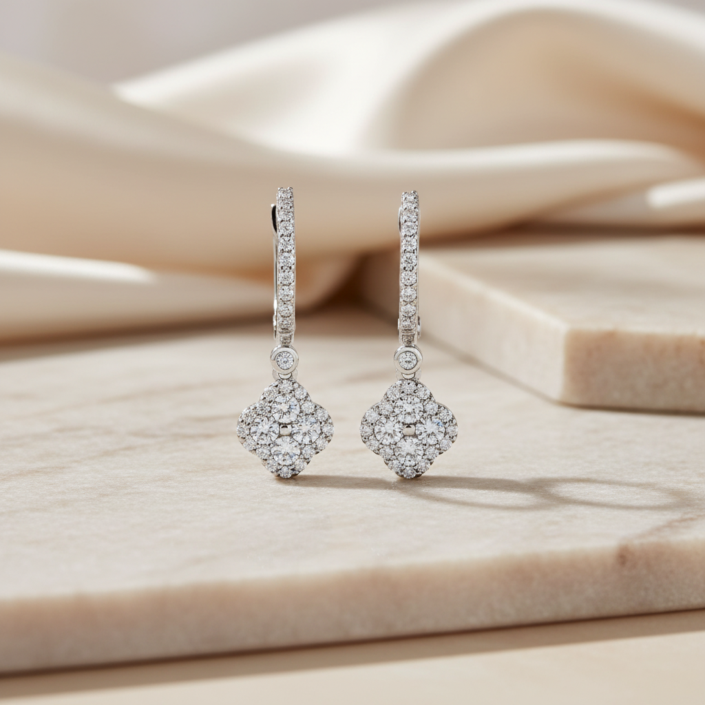 Miss Mimi Clover Shape Earrings