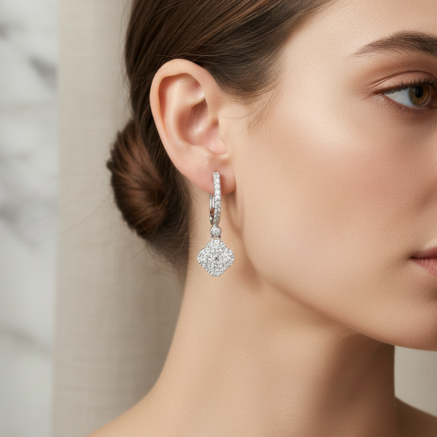 Miss Mimi Clover Shape Earrings