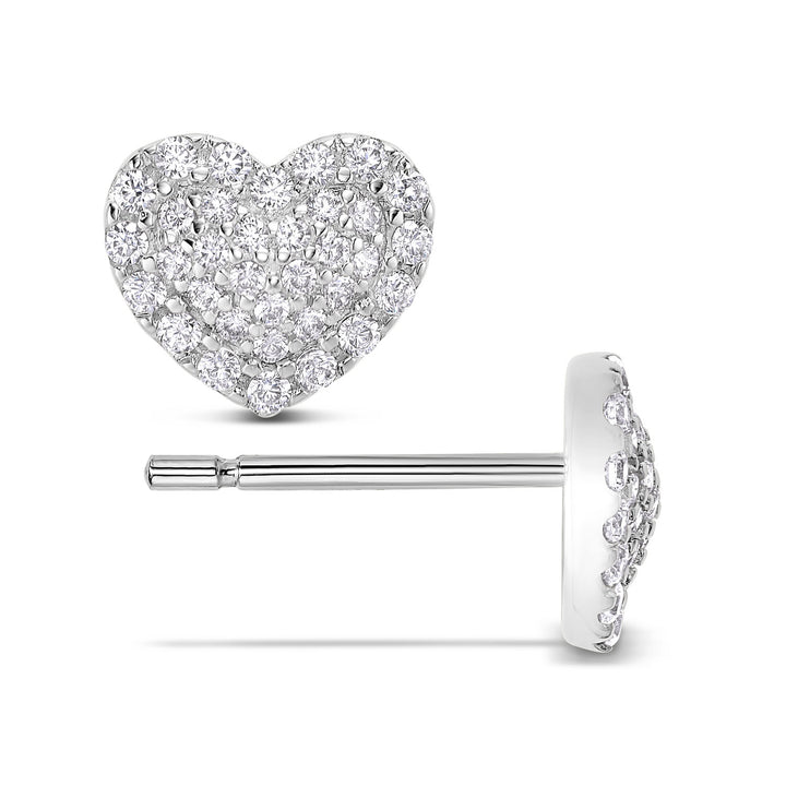 Miss Mimi Heart Stud Earring | Sterling Silver | ORLY Jewellers