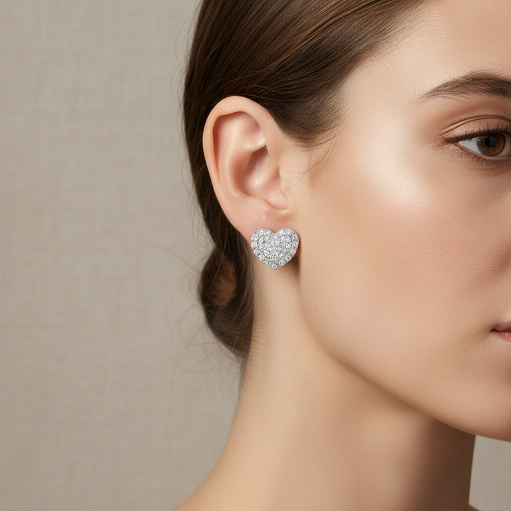 Miss Mimi Heart Stud Earring