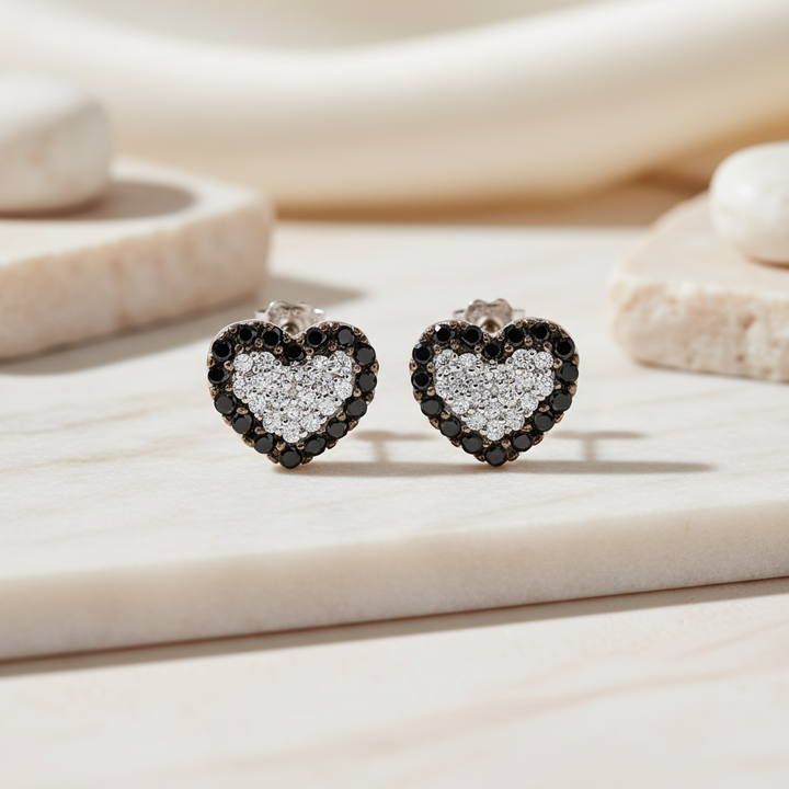 Miss Mimi Heart Stud Earrings