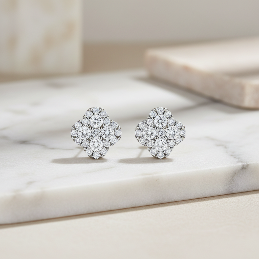Miss Mimi Clover Stud Earrings